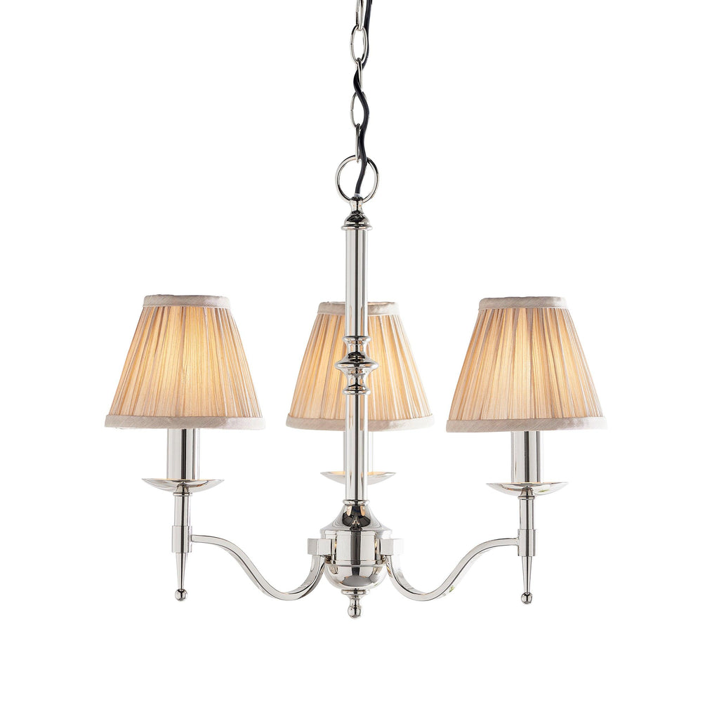 Endon Lighting 63633 - Endon Interiors 1900 Range 63633 Indoor Pendant Light 3 x 40W E14 candle Dimmable