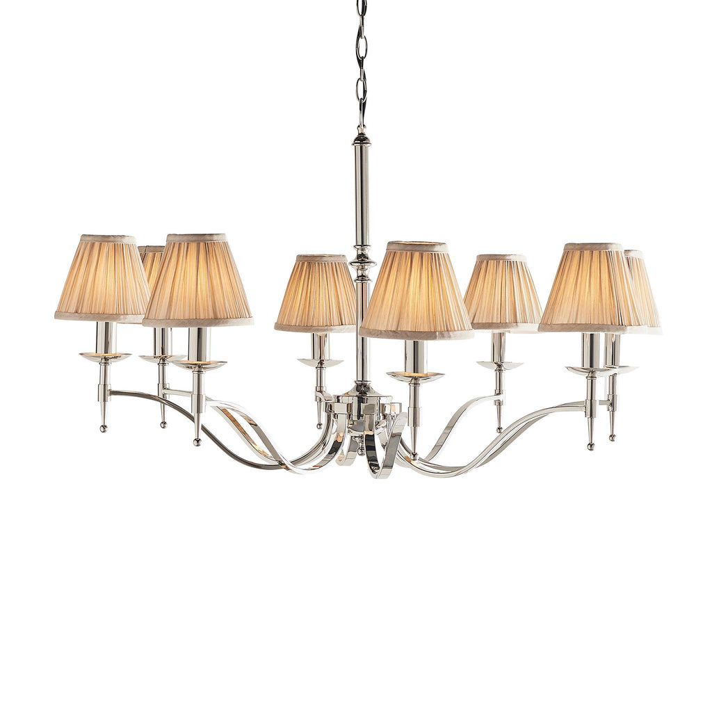 Endon Lighting 63635 - Endon Interiors 1900 Range 63635 Indoor Pendant Light 8 x 40W E14 candle Dimmable