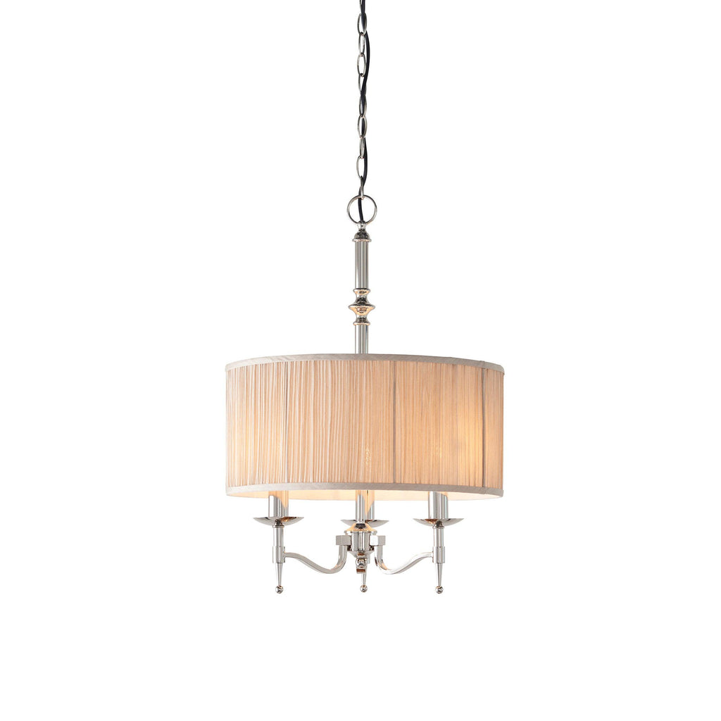 Endon Lighting 63636 - Endon Interiors 1900 Range 63636 Indoor Pendant Light 3 x 40W E14 candle Dimmable