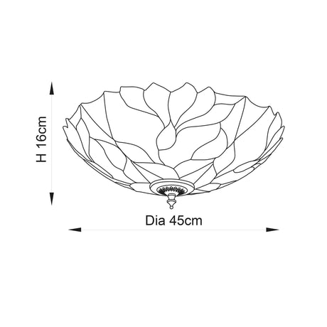 Endon Lighting - 63960 - Flush Light