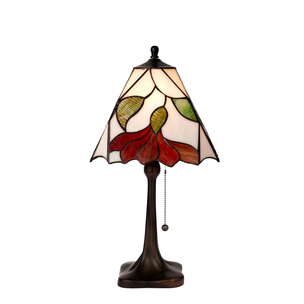 Endon Lighting 63962 - Endon Tiffany Lighting 63962 Indoor Table Light Botanica Range 60W E27 GLS Non-dimmable