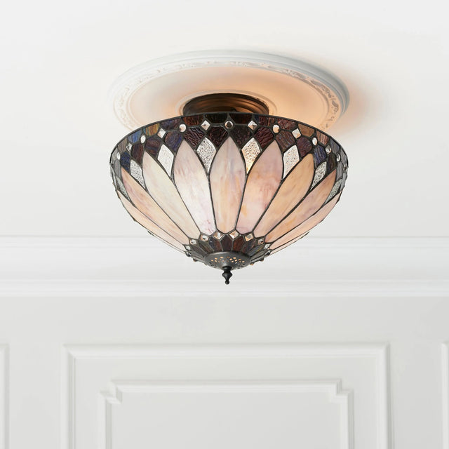 Endon Lighting - 63978 - Semi Flush Light