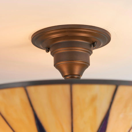 Endon Lighting - 64043 - Semi Flush Light