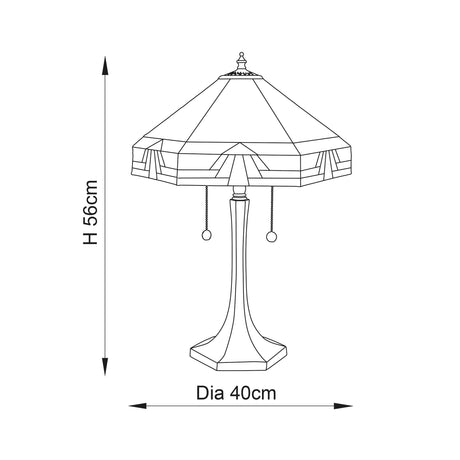 Endon Lighting - 64286 - Table Lamps