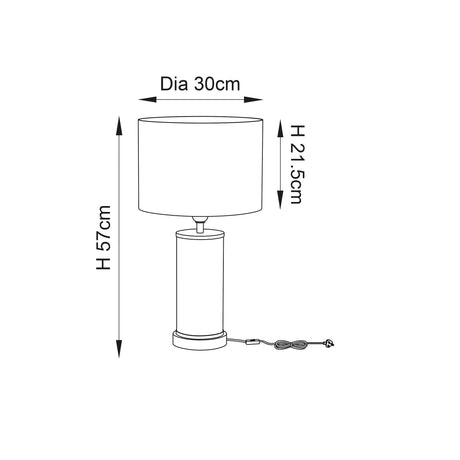 Endon Lighting - 71591 - Table Lamps