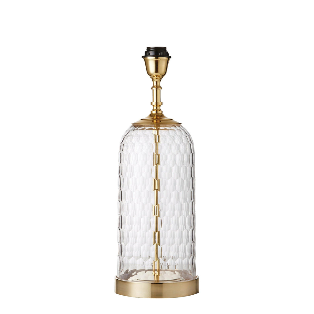 Endon Lighting 73106 - Endon Lighting 73106 Wistow Indoor Table Lamps Solid brass & clear glass Non-dimmable