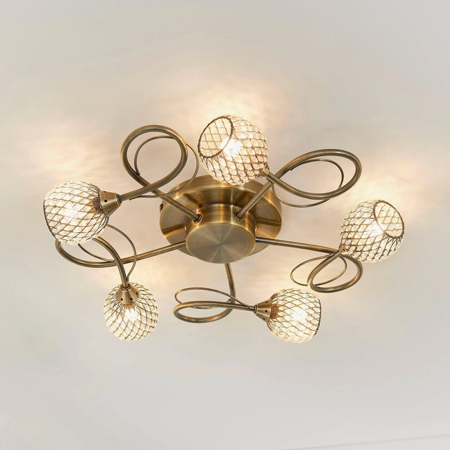 Endon Lighting - 73757 - Semi Flush Light