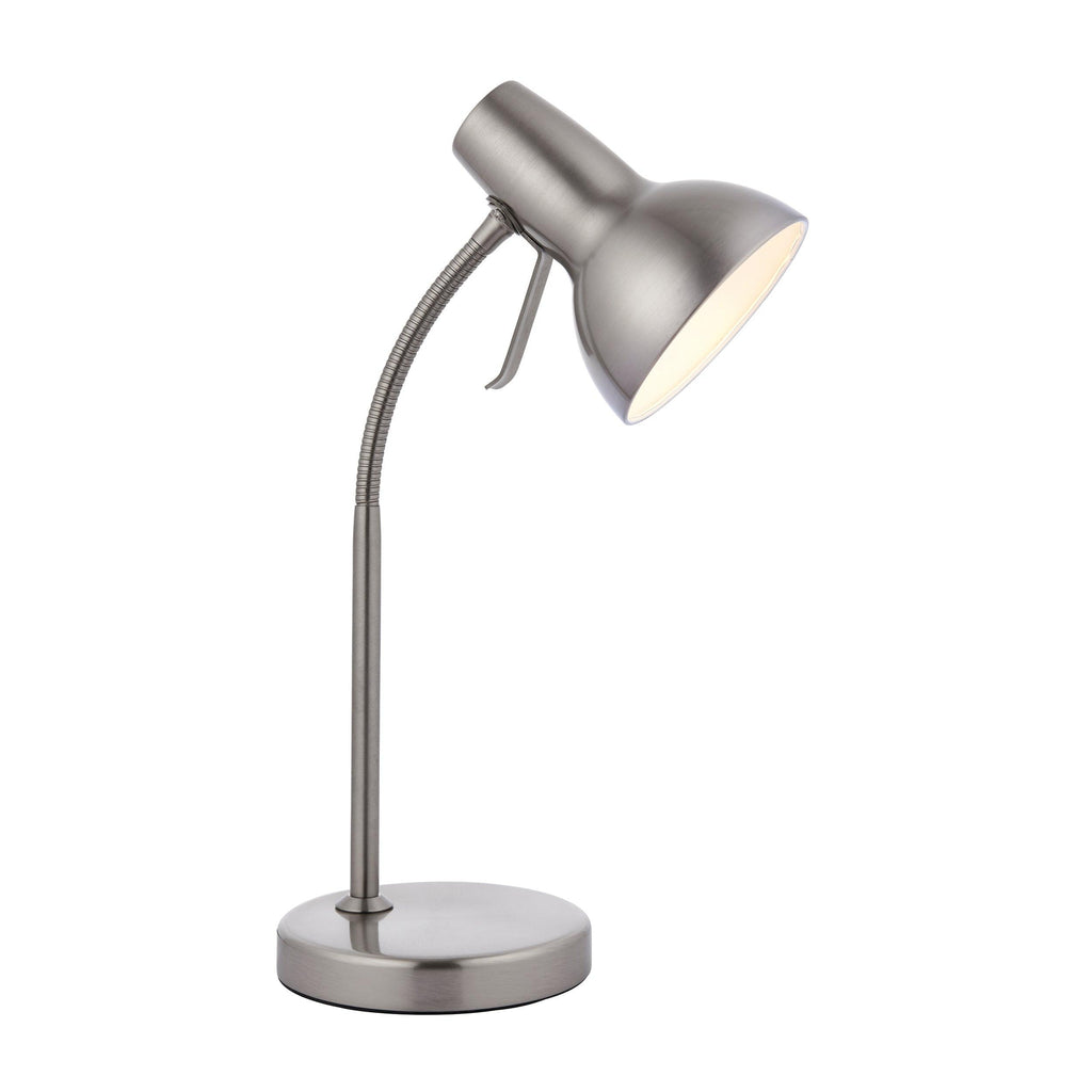 Endon Lighting 76645 - Endon Lighting 76645 Amalfi Indoor Table Lamps Satin nickel plate Non-dimmable
