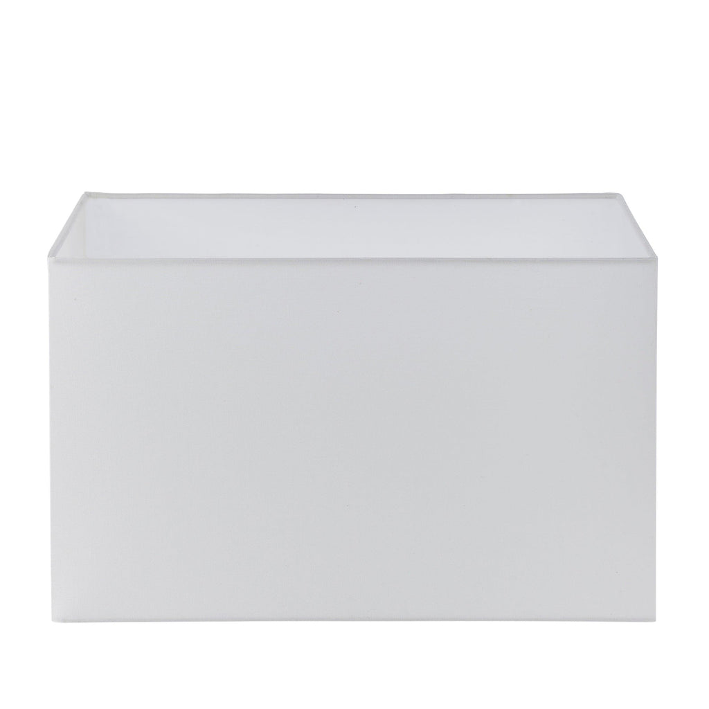 Endon Lighting 77478 - Endon Lighting 77478 Rectangular Indoor Lamp Shades Vintage white fabric Not applicable
