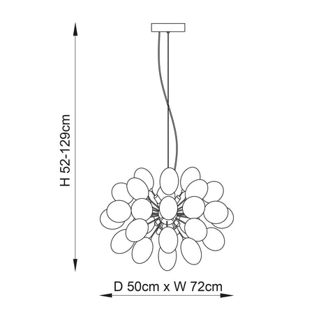 Endon Lighting - 80124 - Pendant Light