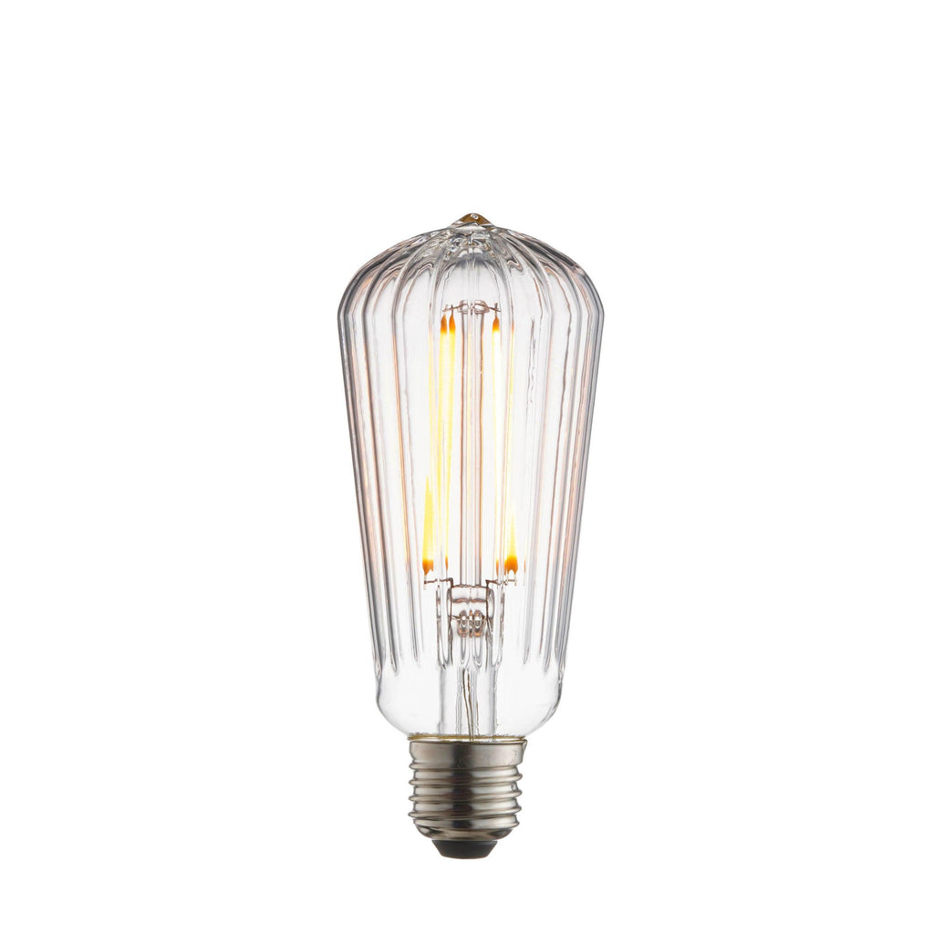 Endon Lighting 80180 - Endon Lighting 80180 Ribb Pear Un-Zoned Accessories Clear glass Non-dimmable
