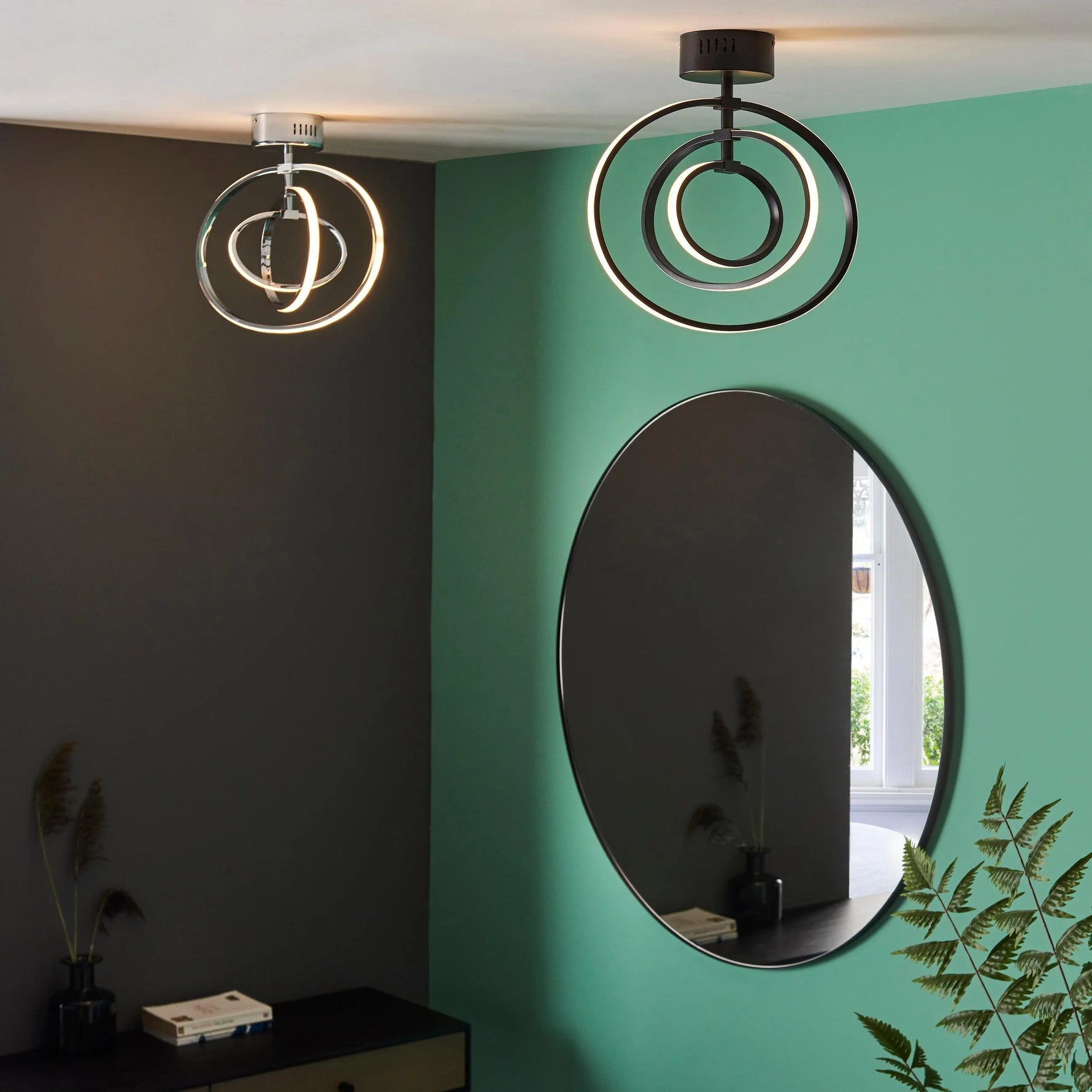 Endon Lighting - 80682 - Semi Flush Light