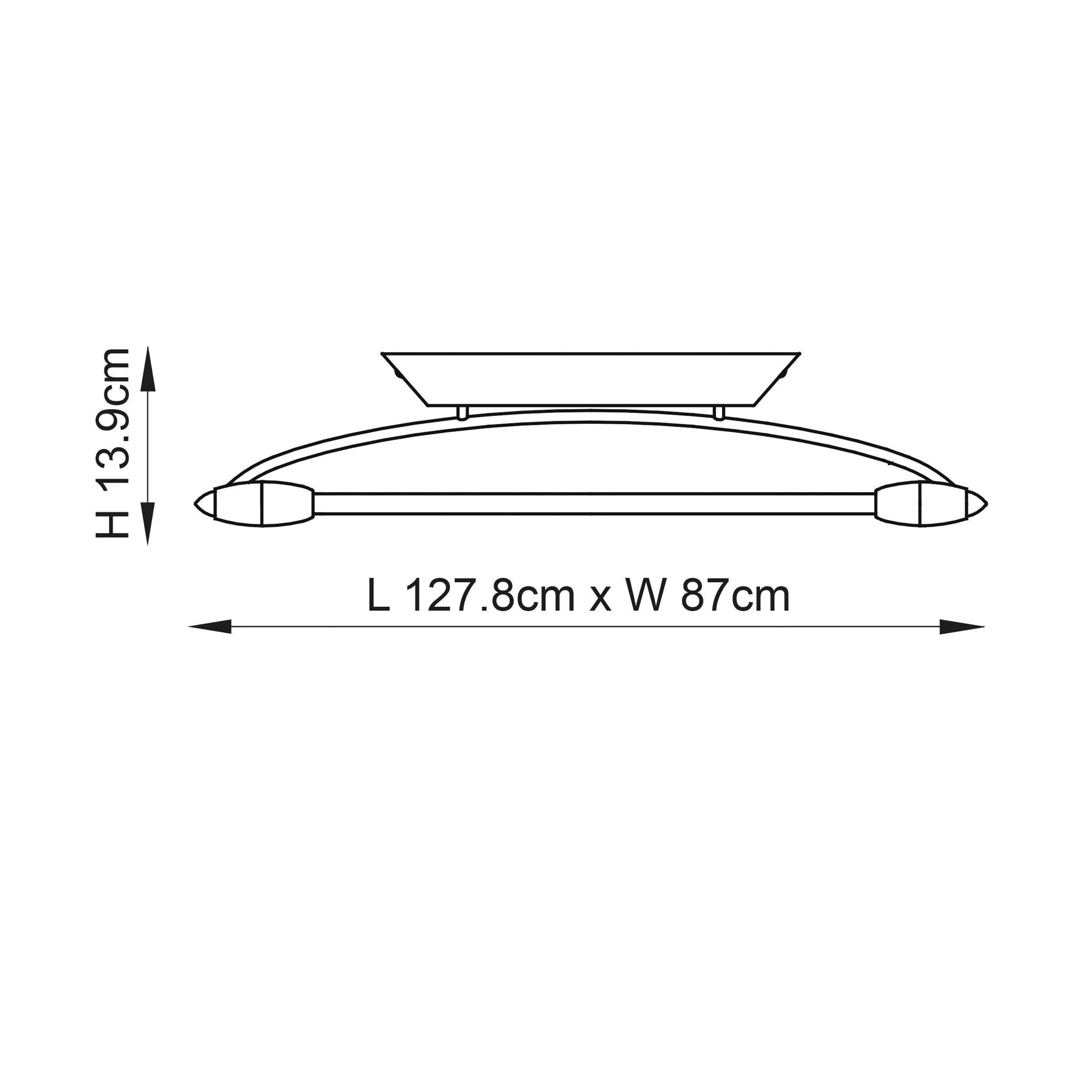 Endon Lighting - 81691 - Flush Light