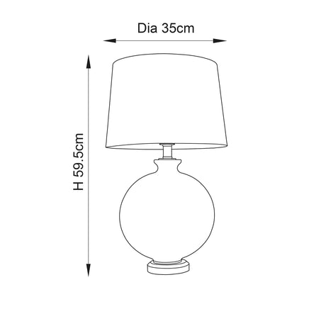 Endon Lighting - 90559 - Table Lamps