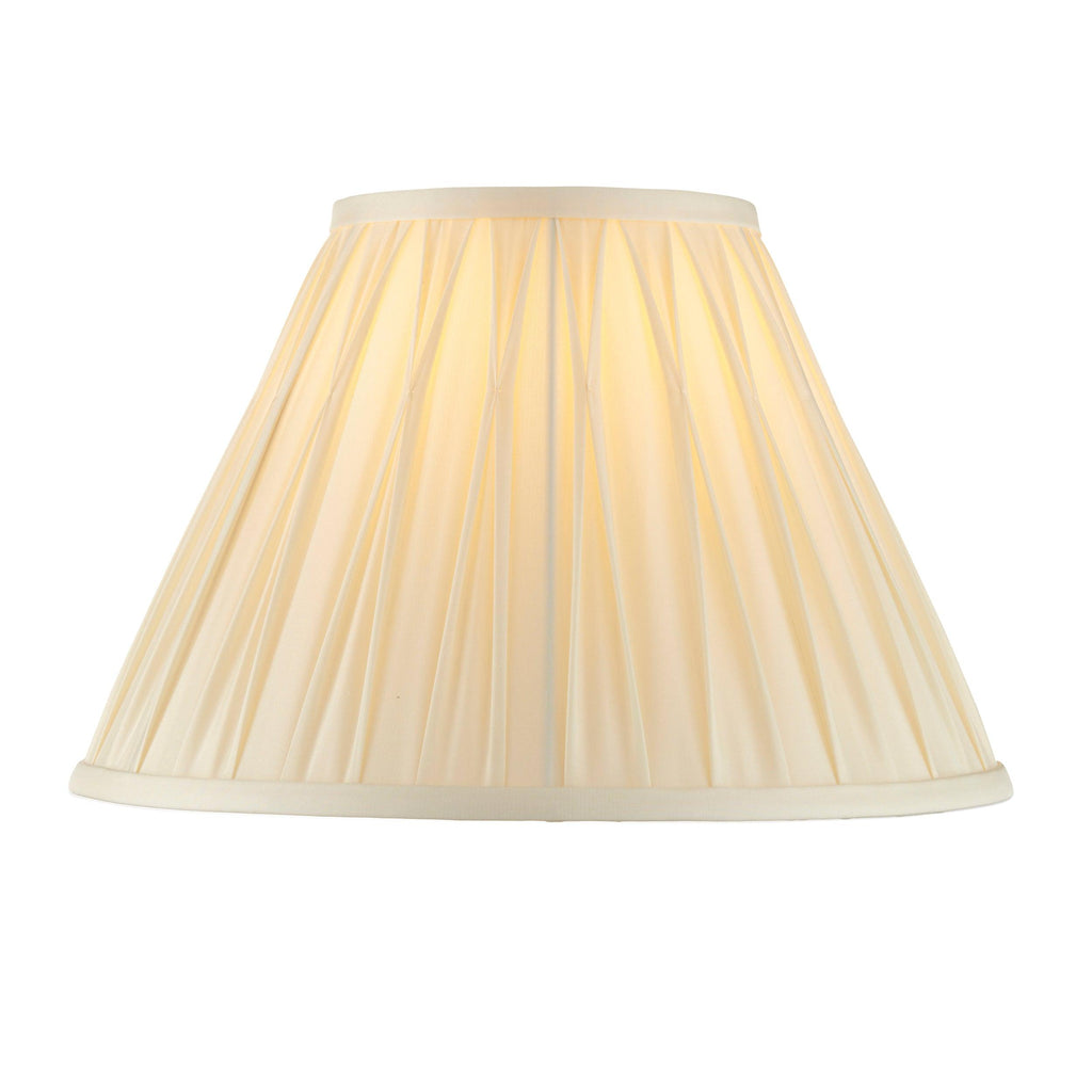 Endon Lighting 94352 - Endon Lighting 94352 Chatsworth Indoor Lamp Shades Ivory silk Not applicable
