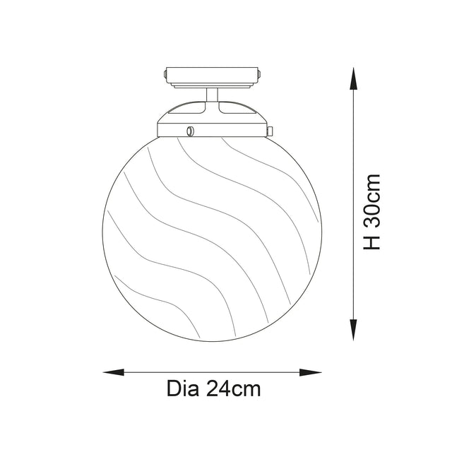 Endon Lighting - 96488 - Flush Light