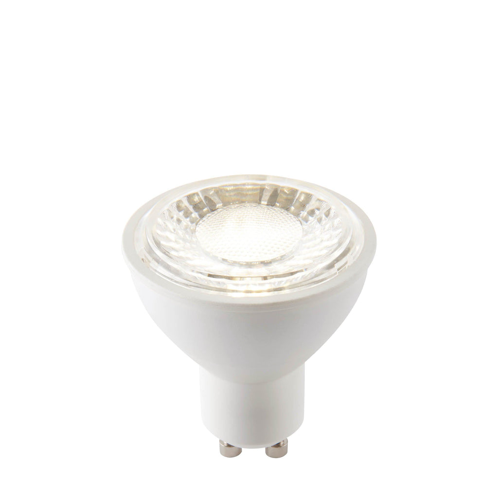 Endon Lighting 97114 - Endon Lighting 97114 GU10 LED SMD Un-Zoned Accessories Matt white plastic & clear prismatic Dimmable