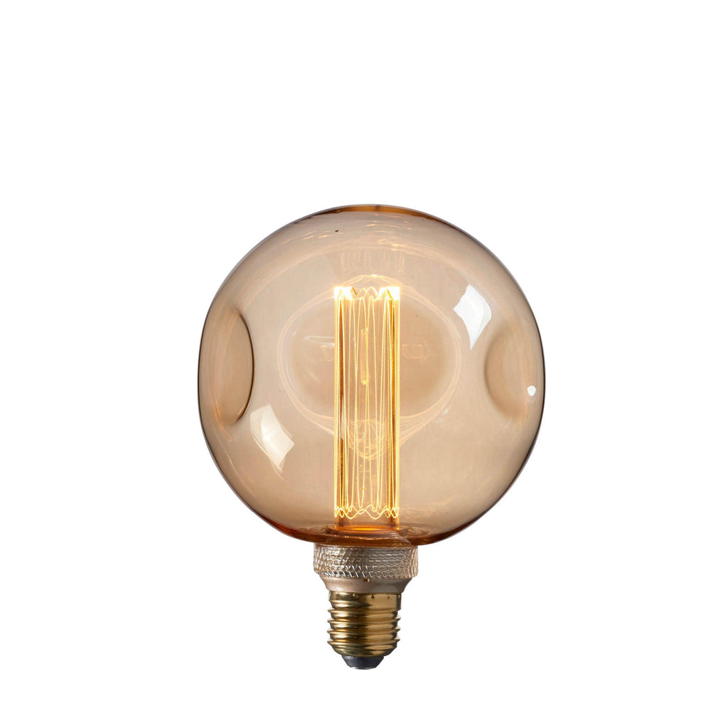 Endon Lighting 97175 - Endon Lighting 97175 Dimple Un-Zoned Accessories Amber glass Non-dimmable