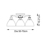 Endon Lighting - 97247 - Semi Flush Light