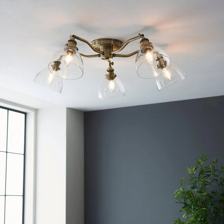 Endon Lighting - 97248 - Semi Flush Light
