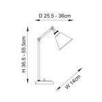 Endon Lighting - 97836 - Table Lamps