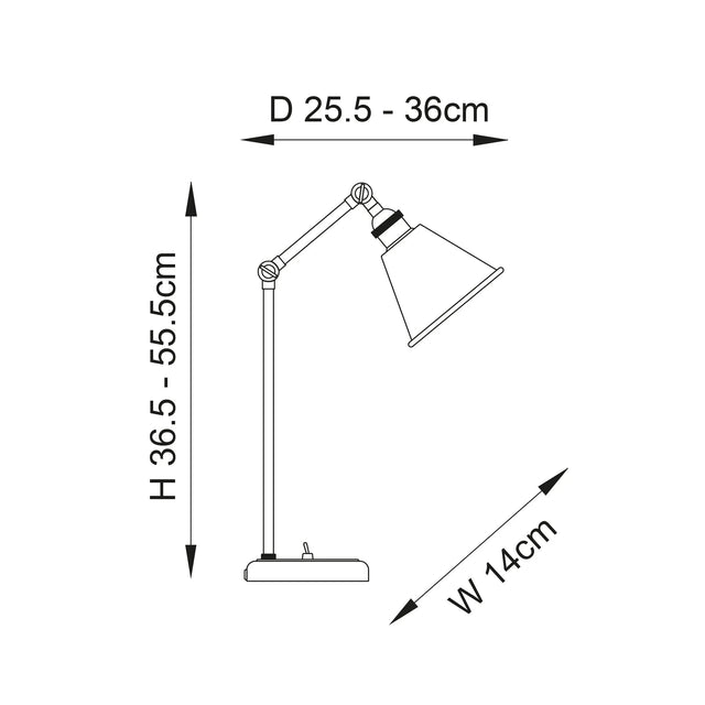 Endon Lighting - 97836 - Table Lamps