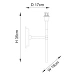 Endon Lighting - 97877 - Wall Lights