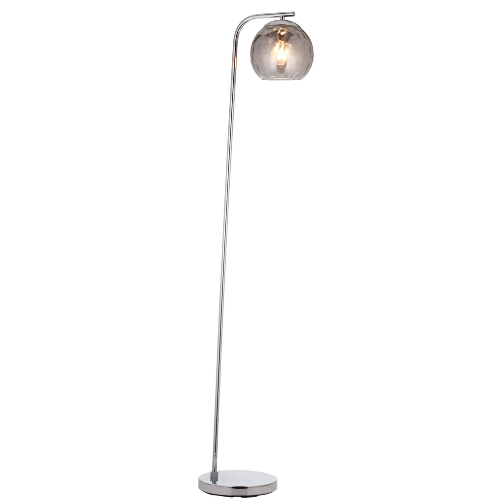 Endon Lighting 97978 - Endon Lighting 97978 Dimple Indoor Floor Lamps Chrome plate & smoked mirror glass Non-dimmable