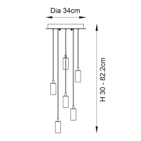 Endon Lighting - 98136 - Pendant Light
