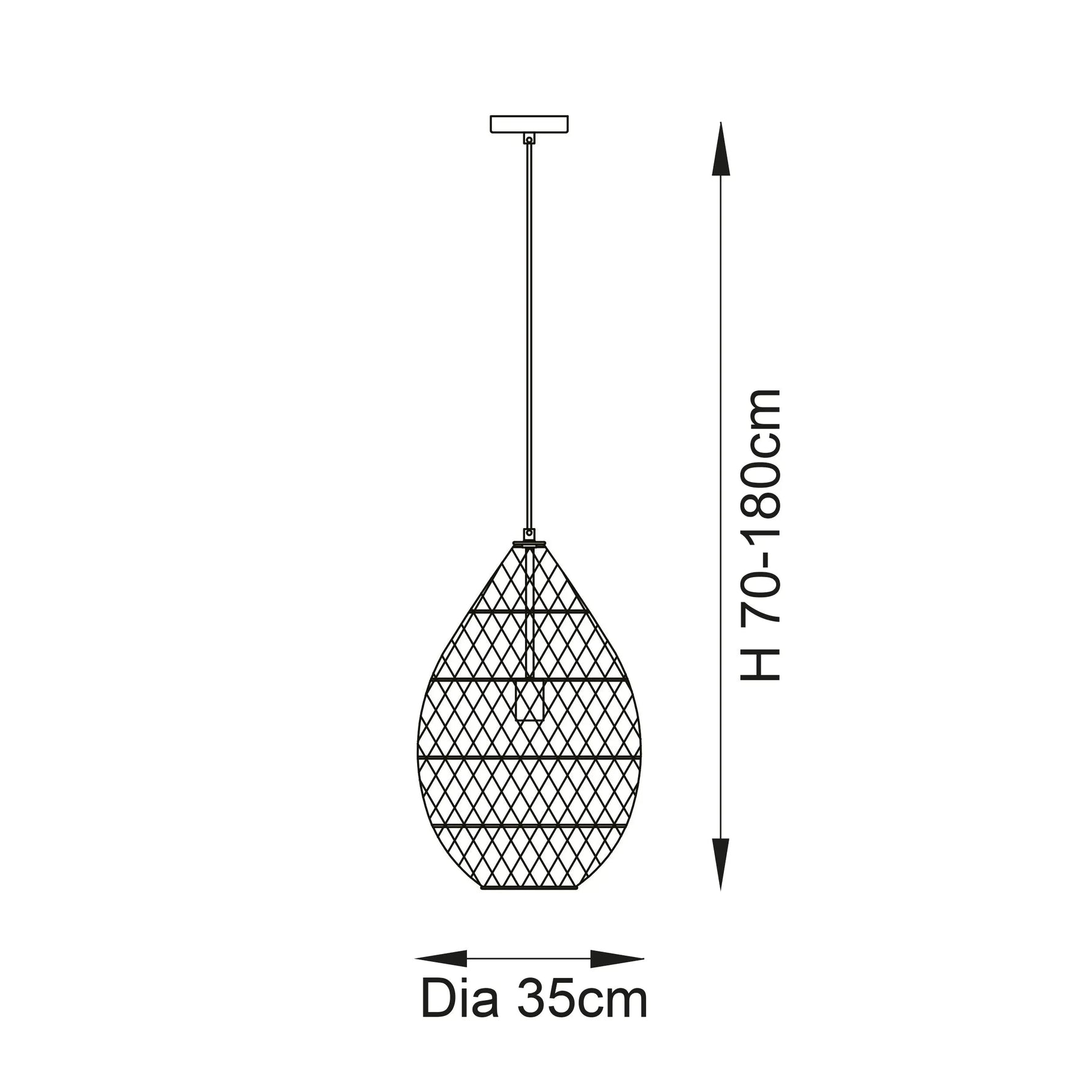 Endon Lighting - 98472 - Pendant Light