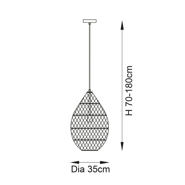 Endon Lighting - 98472 - Pendant Light