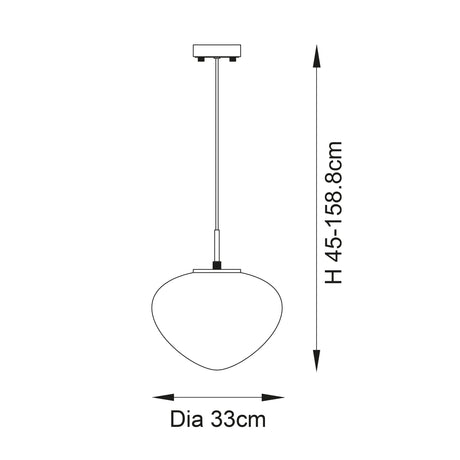 Endon Lighting - 98815 - Pendant Light