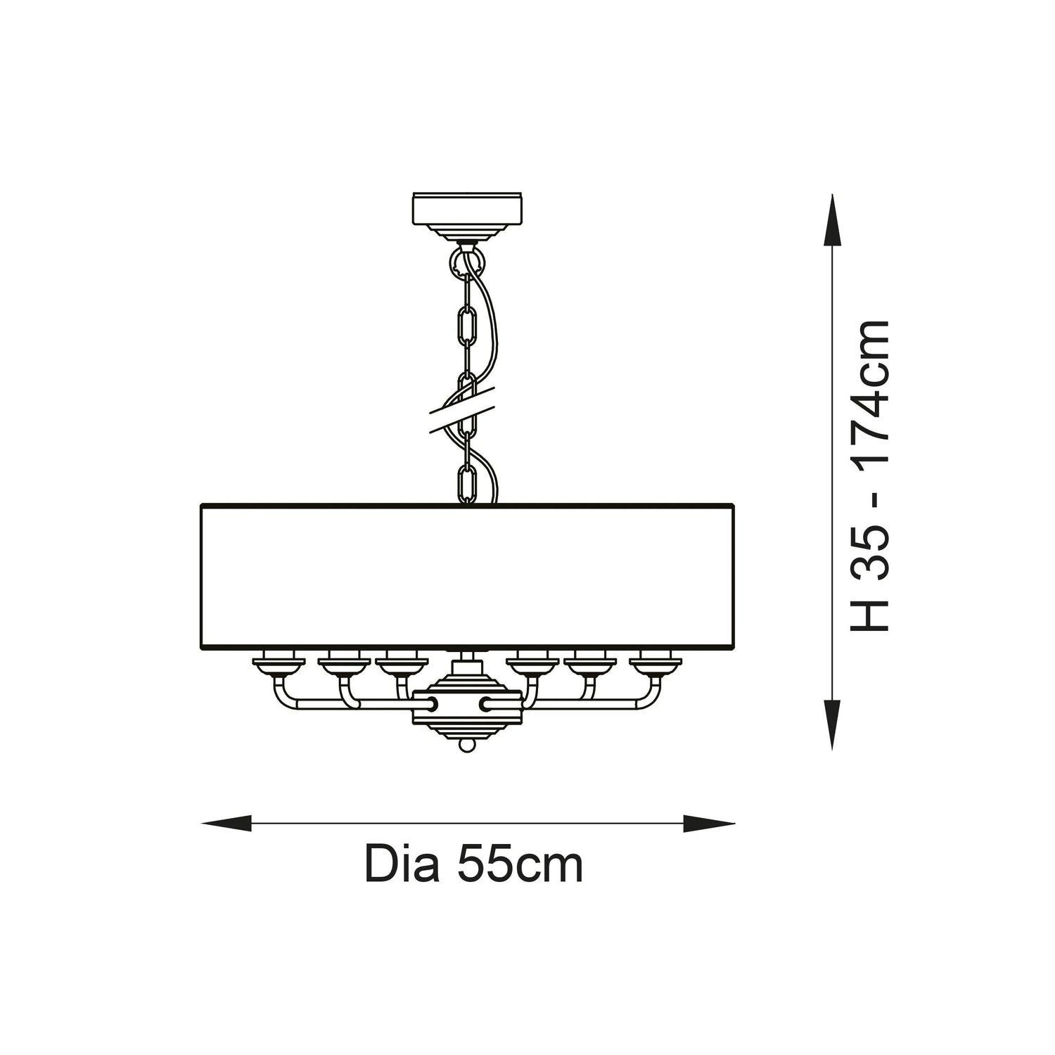 Endon Lighting - 98933 - Pendant Light