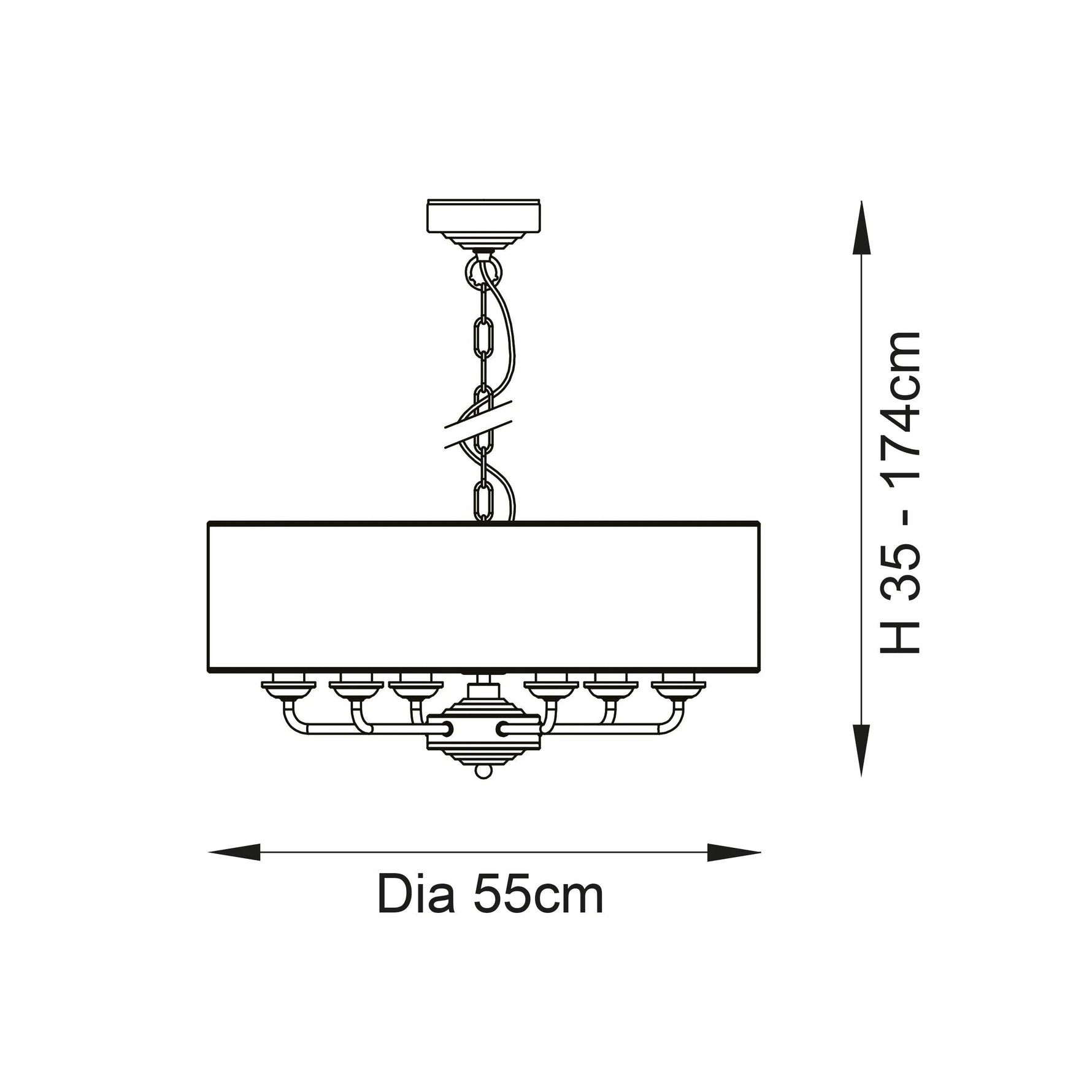 Endon Lighting - 98933 - Pendant Light