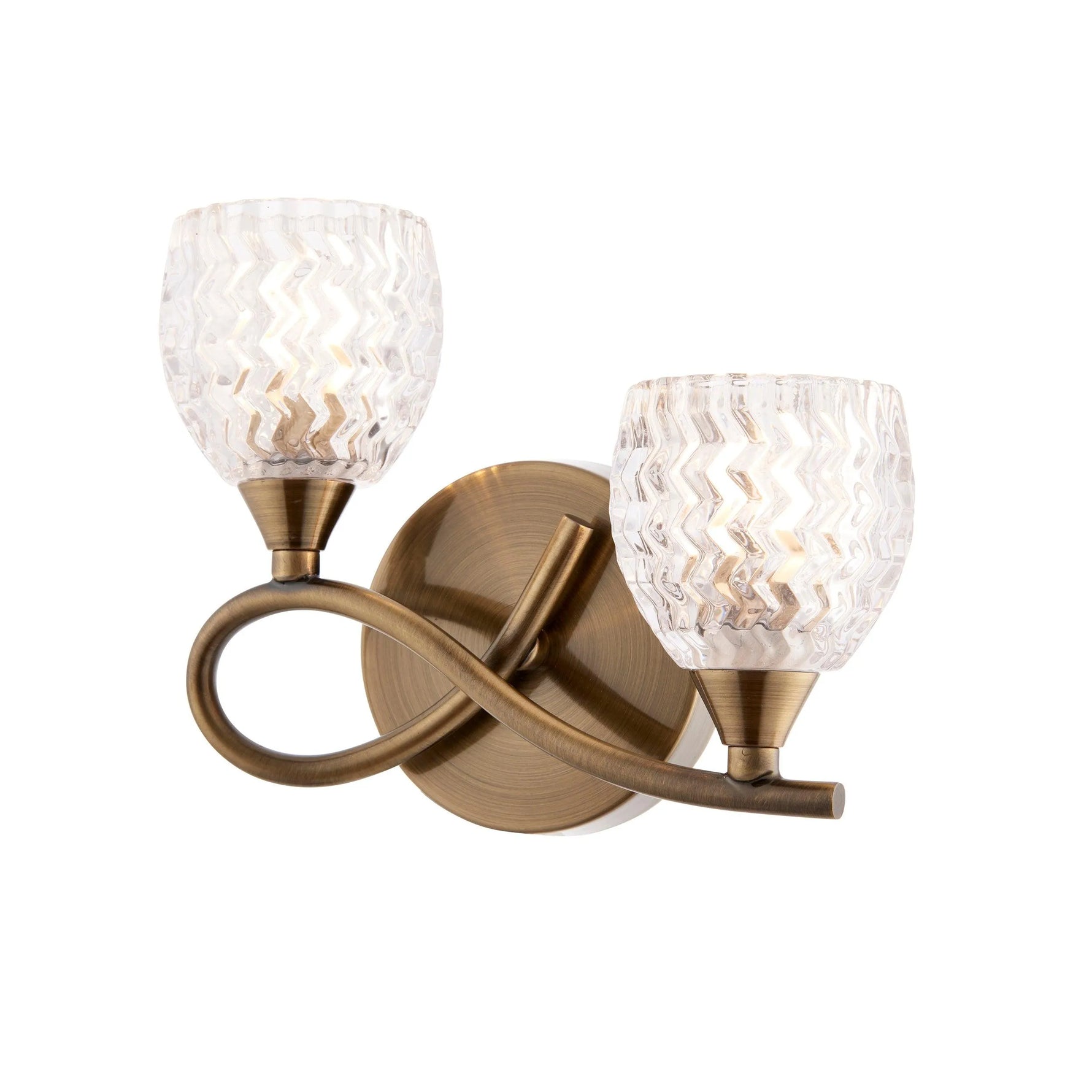 Endon Lighting - BOYER-2WBAB-L - Wall Lights