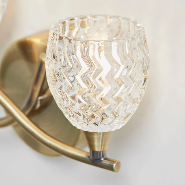 Endon Lighting - BOYER-2WBAB-L - Wall Lights