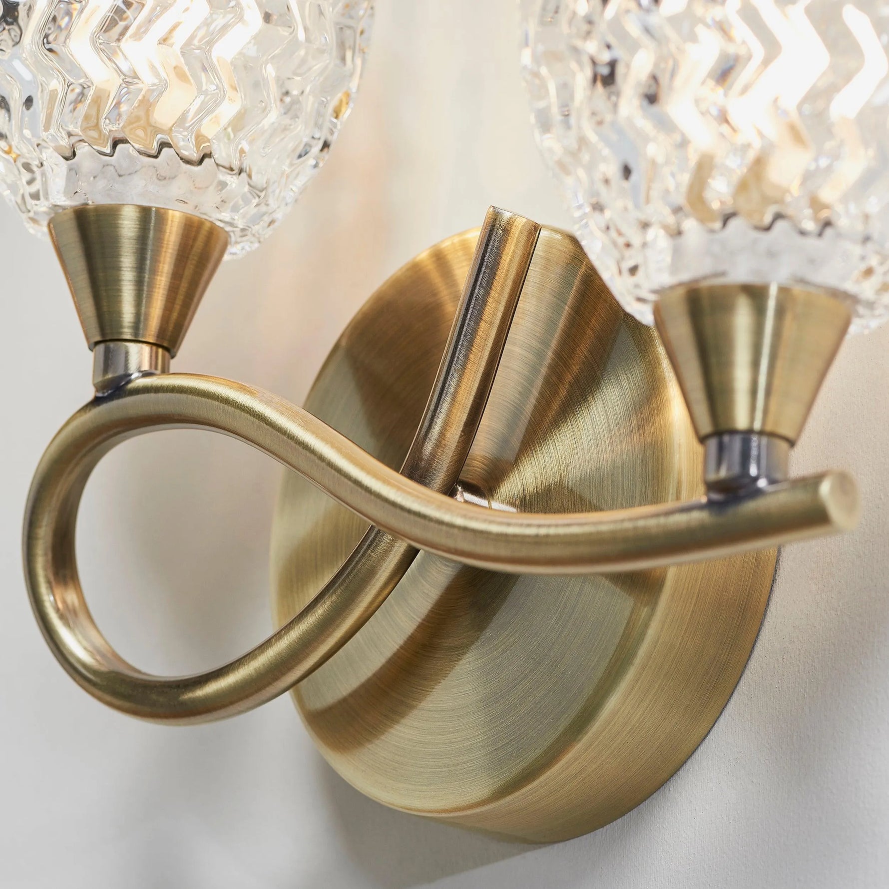 Endon Lighting - BOYER-2WBAB-L - Wall Lights