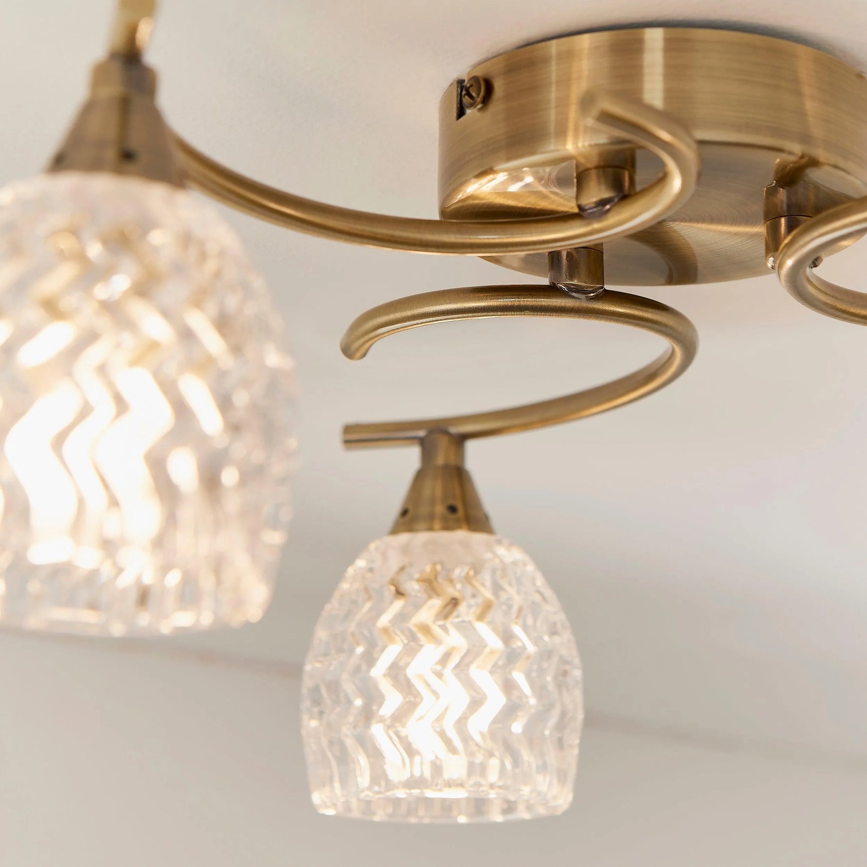 Endon Lighting - BOYER-3AB - Semi flush Light