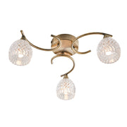 Endon Lighting - BOYER-3AB - Semi flush Light