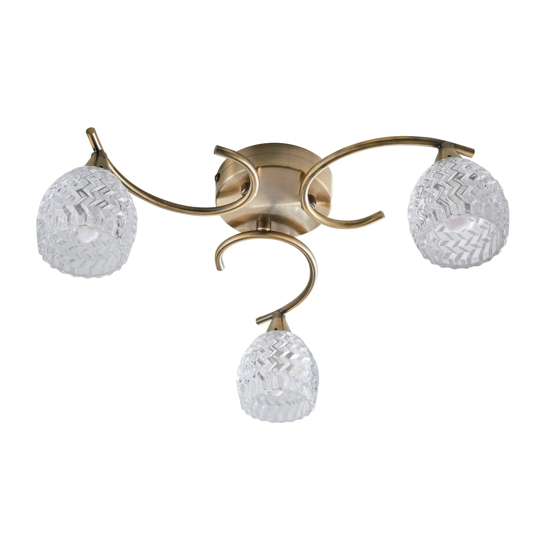 Endon Lighting - BOYER-3AB - Semi flush Light