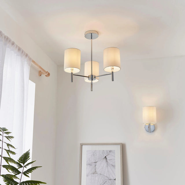 Endon Lighting - BRIO-3CH - Semi flush Light