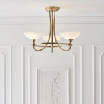 Endon Lighting - CAGNEY-3AB - Semi flush Light