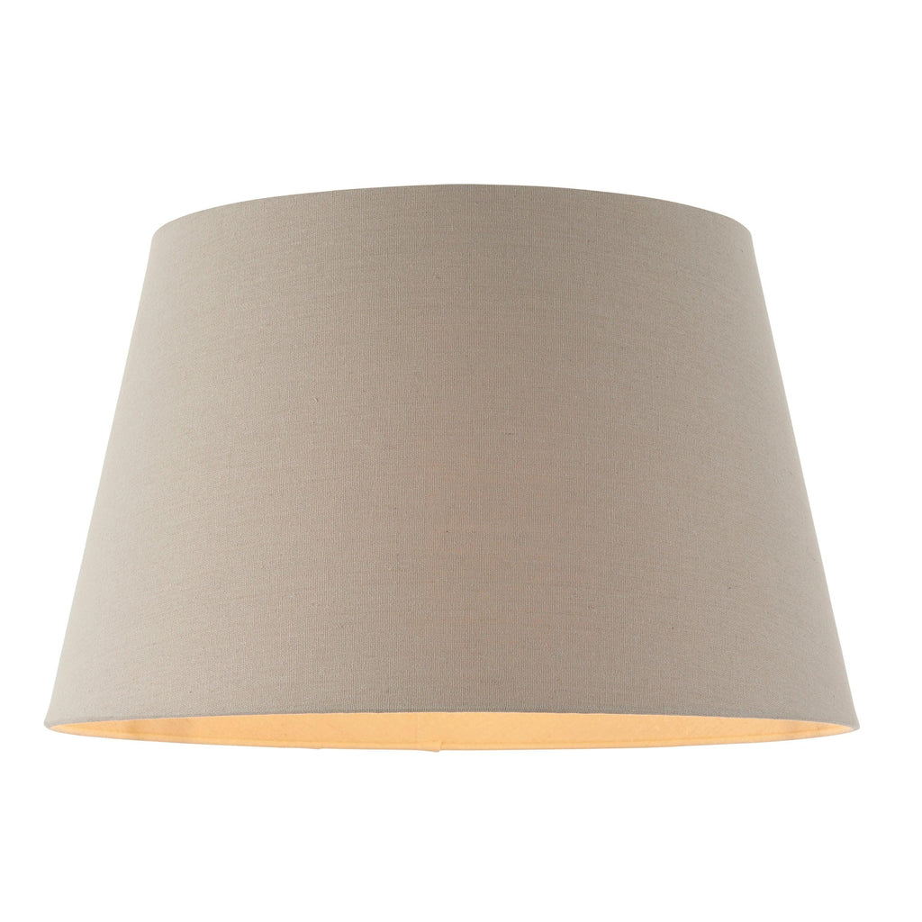 Endon Lighting CICI-18GRY - Endon Lighting CICI-18GRY Cici Indoor Lamp Shades Grey linen mix fabric Not applicable
