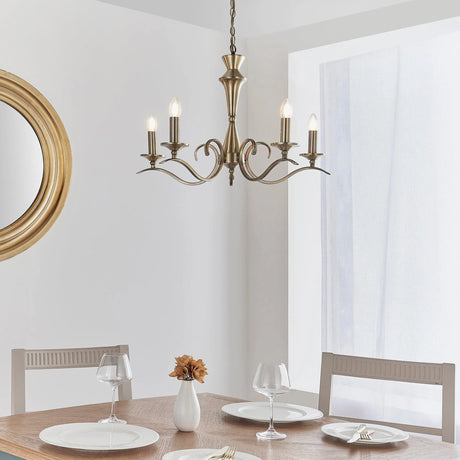 Endon Lighting - KORA-5AB - Pendant Light