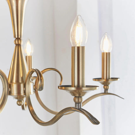 Endon Lighting - KORA-5AB - Pendant Light