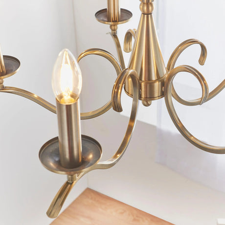 Endon Lighting - KORA-5AB - Pendant Light