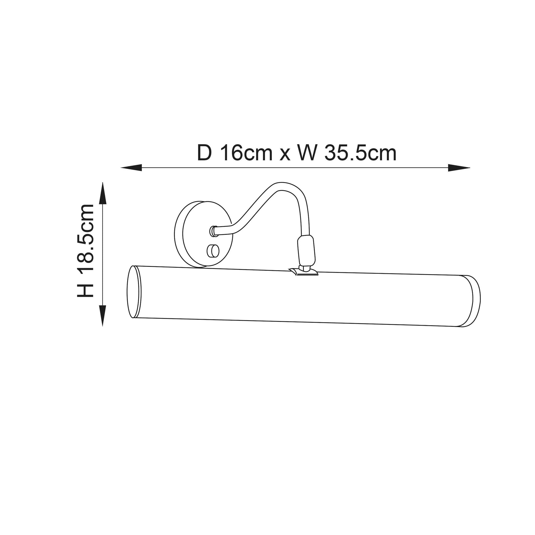 Endon Lighting - PL350-E14-SWBP - Wall Lights