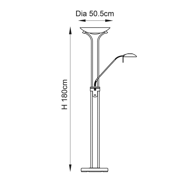 Endon Lighting - ROME-BC - Floor Lamps