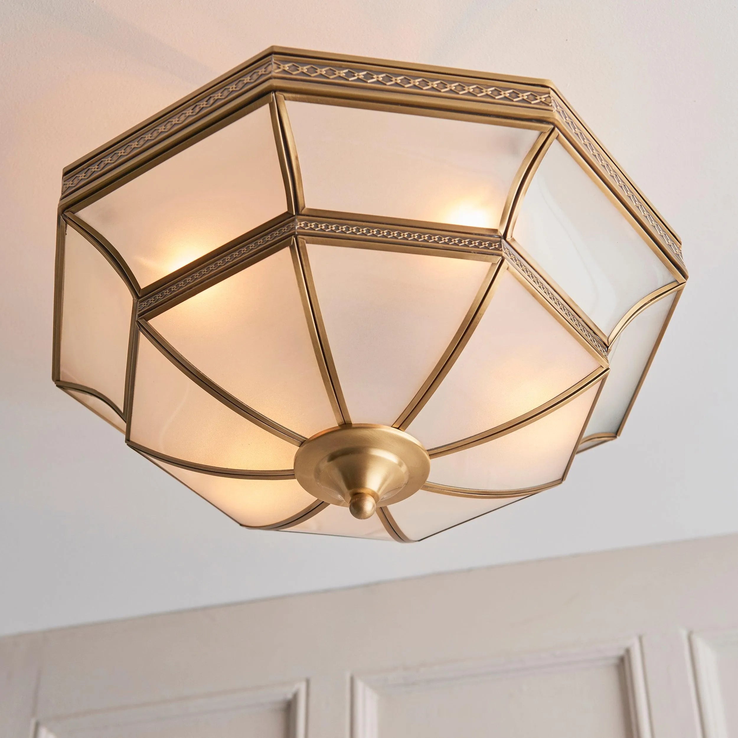 Endon Lighting - SN02P47 - Semi Flush Light