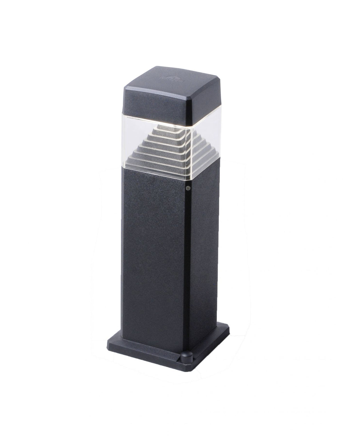 Magnalux Ester 500mm Black Clear LED 10W GX53 Bollard Post Light Part Number - ESTER500/LED10BL
